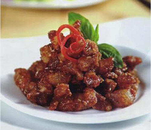 Mắm ruốc,Mắm ruốc xào thịt,Món ăn ngon