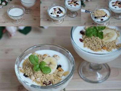 sữa chua chuối,cách làm sữa chua chuối