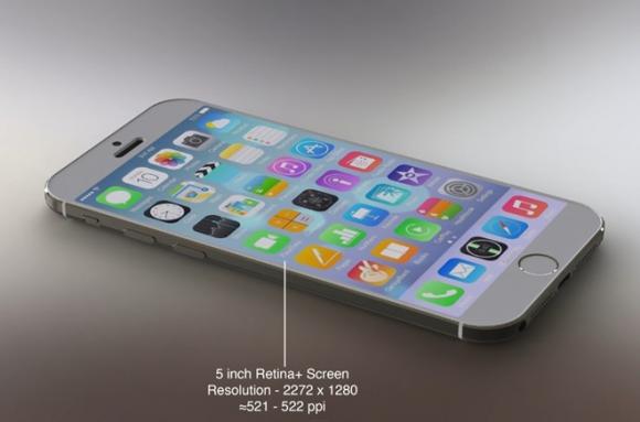 Iphone 6,ý tưởng,chạy iOS,màn hình 5 inh,thiết kế bắt mắt