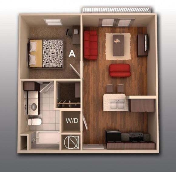 Thiết kế chung cư,Bài trí nội thất,Trang trí nhà đẹp,Chung cư giá rẻ