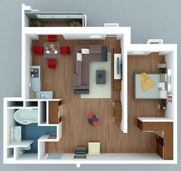 Thiết kế chung cư,Bài trí nội thất,Trang trí nhà đẹp,Chung cư giá rẻ