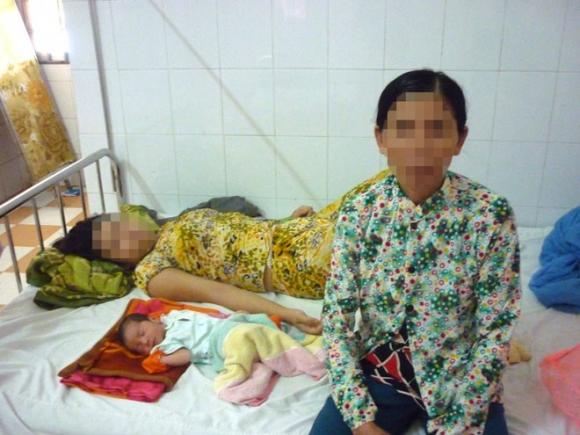 Sinh con,bé gái 15 tuổi sinh con,hai anh em kết nghĩa làm bé 15 tuổi sinh con
