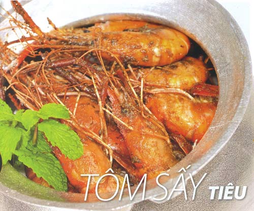 Món ăn ngon,Món ăn từ tôm,Tôm sấy tiêu,Cơm chiên tôm anh đào