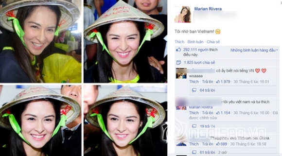 Mỹ nhân đẹp nhất Philippines, Marian Rivera, sao nước ngoài nói tiếng Việt