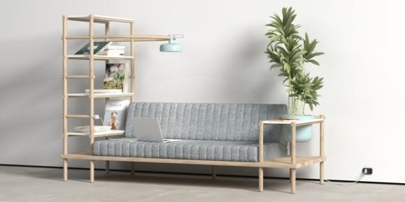 Trang trí nhà,trang trí nội thất,thiết kế ghế sofa đa năng mê lòng người