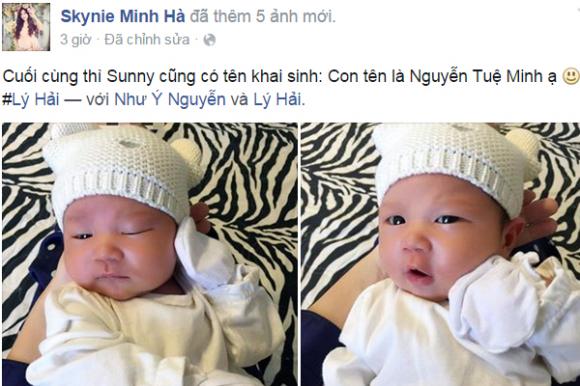 Lý Hải- Minh Hà,con gái Lý Hải,Minh Hà,con gái út 