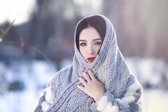 Thúy Hằng, Thúy Hằng giữa trời tuyết, Thúy Hằng ở Moscow, Thúy Hằng 2014, Thúy Hằng ảnh đẹp, sao Việt
