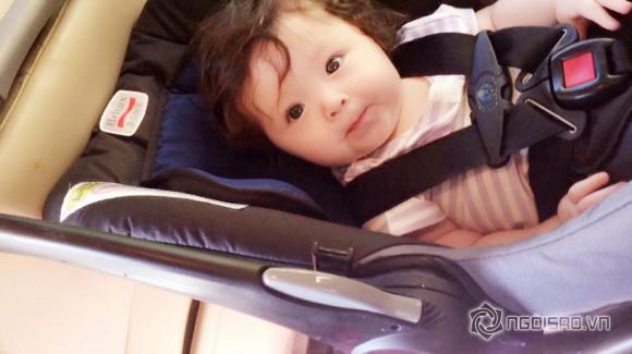 Cadie,bé Cadie,con gái Elly Trần,Cadie đi chơi
