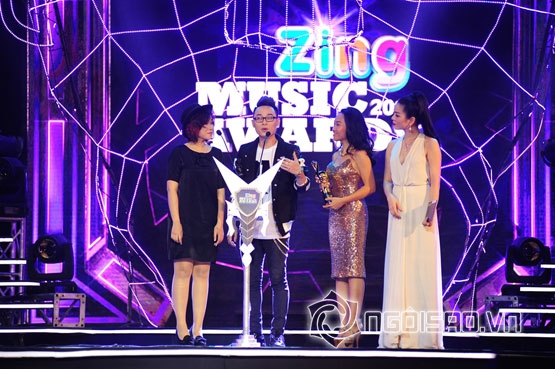  giải thưởng âm nhạc trực tuyến Zing 2014,  Trót yêu , Trung Quân Idol, Zing Music Awards 2014