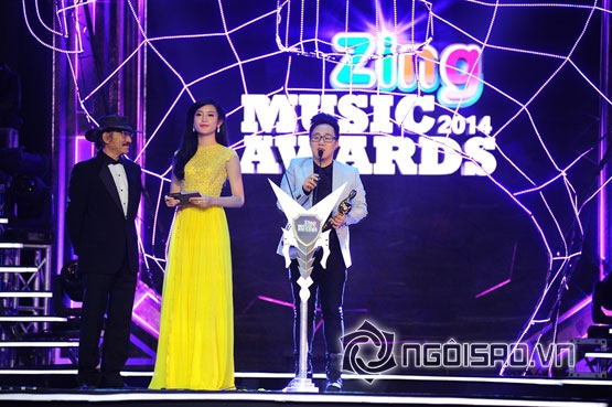  giải thưởng âm nhạc trực tuyến Zing 2014,  Trót yêu , Trung Quân Idol, Zing Music Awards 2014
