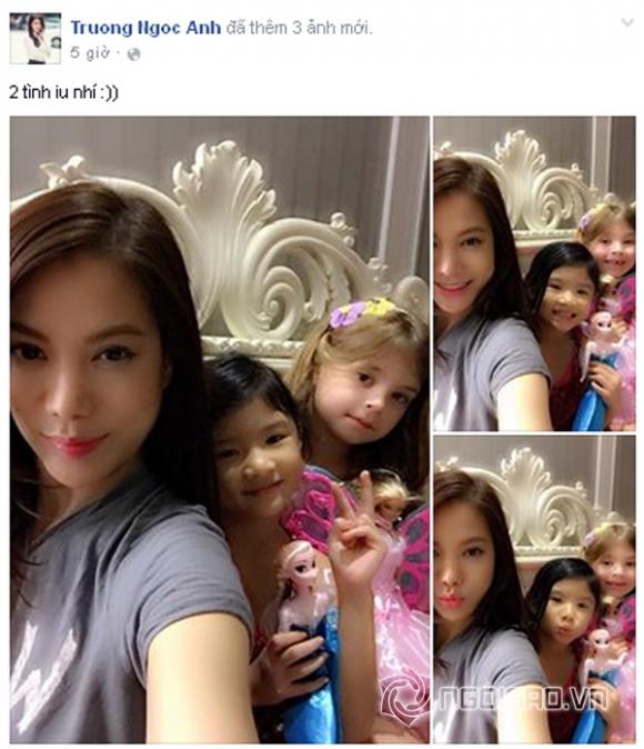 Trương Ngọc Ánh và con gái, bé Bảo Tiên, Trương Ngọc Ánh và Kim Lý