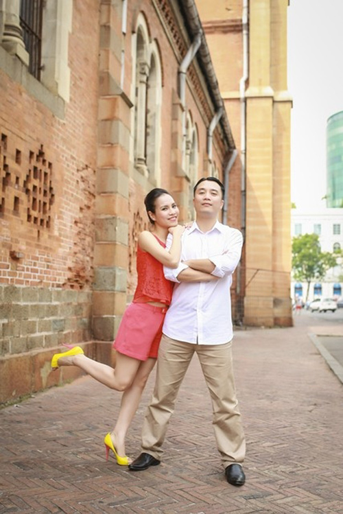 sao Việt, Kiện tướng Dancesport Hồng Việt, Bước nhảy hoàn vũ 2015, giám khảo Bước nhảy hoàn vũ tình tứ bên vợ, Kiện tướng dancesport  Thu Trang
