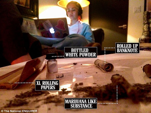 Miley Cyrus,Miley Cyrus hút cần sa,cựu sao teen Miley Cyrus,trùm scandal Miley Cyrus