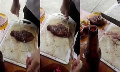 món bít tết, trứng ốp, công thức làm bít tết