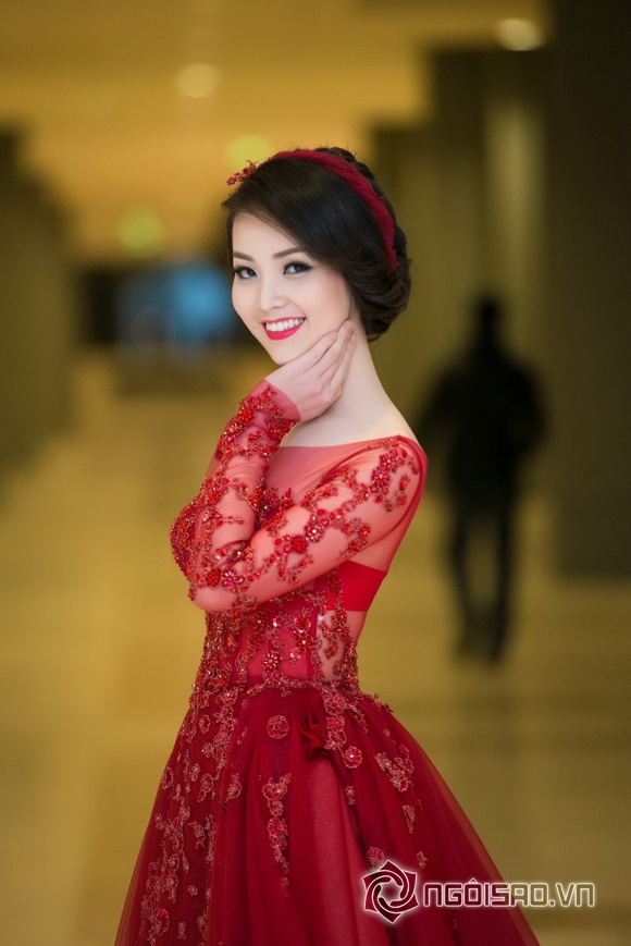 Sao việt,sao viet,á hậu thụy vân,hoa hậu việt nam 2008,gái một con thụy vân,thụy vân xinh đẹp tựa trăng rằm