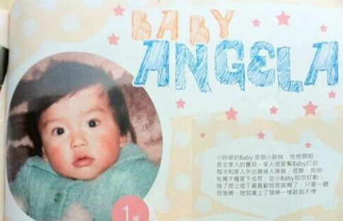 Angela Baby, ảnh Angela Baby lúc nhỏ, Angela Baby xinh đẹp từ nhỏ