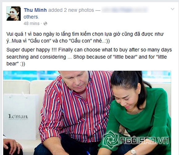 Thu Minh, chồng Thu Minh, vợ chồng Thu Minh, sao Việt mang thai, sao Việt giàu có, sao Việt, sao Viet