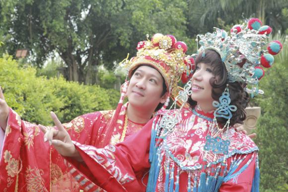 sao Việt, Long Nhật, Long Nhật - Trường Giang, Long Nhật kết hôn với danh hài Trường Giang, bộ phim Thiên duyên tiền định 