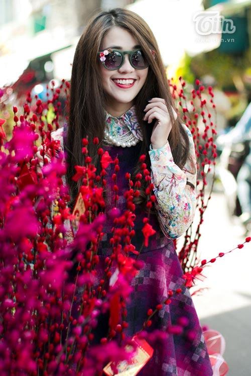 kính râm đính hoa,kính râm nở hoa,xu hướng kính râm