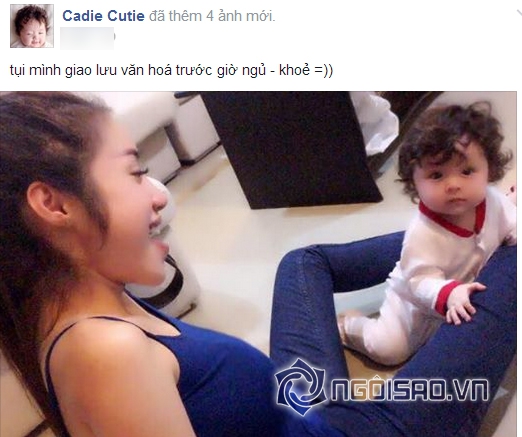 Cadie,bé Cadie,con gái Elly Trần