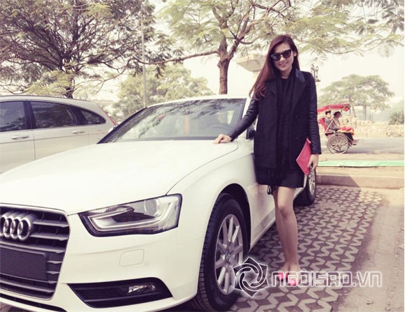 á hậu Tú Anh mua xe sang, vẻ đẹp của á hậu Tú Anh, thời trang á hậu Tú Anh