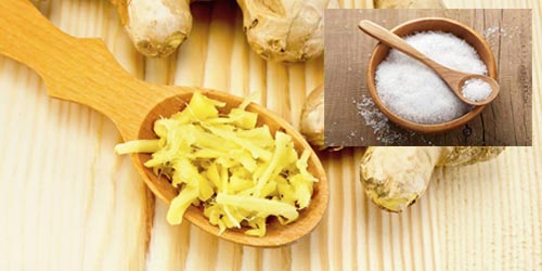 giảm mỡ bụng, giảm béo với gừng và muối, giảm mỡ bụng bằng gừng muối, tác dụng gừng muối