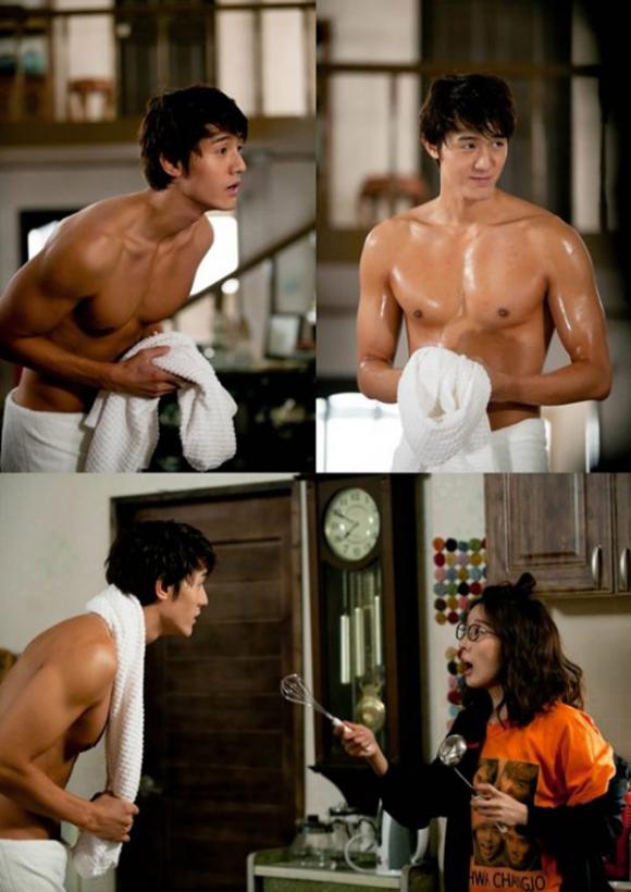 sao Hàn, Lee Ki Woo, diễn viên Lee Ki Woo, Lộ body chuẩn của Lee Ki Woo, Tiệm mỳ mỹ nam, sao Hàn khoe body chuẩn