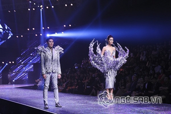 vietnam's next top model 2014, chung kết, quán quân, gạch đá, nguyễn oanh, quang hùng, ném đá, phản ứng