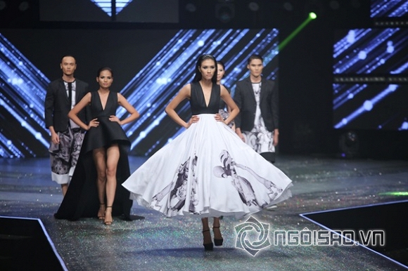 vietnam's next top model 2014, chung kết, quán quân, gạch đá, nguyễn oanh, quang hùng, ném đá, phản ứng