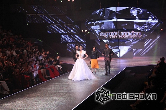 vietnam's next top model 2014, chung kết, quán quân, gạch đá, nguyễn oanh, quang hùng, ném đá, phản ứng