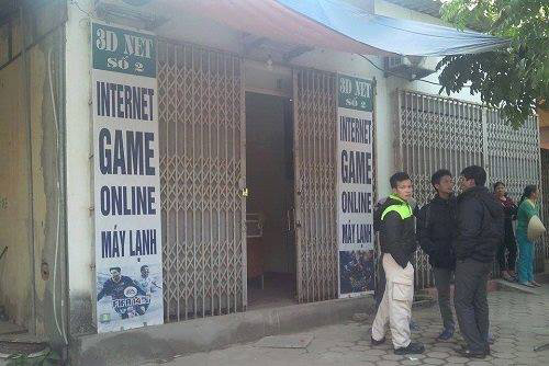 Vụ án giết người, Đánh chết người trong quán internet, Dùng gạch đánh chết người
