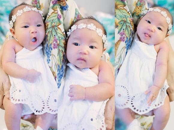 sao Việt, Lý Hải, Minh Hà, vợ chồng Lý Hải, gia đình Lý Hải, Lý Hải vắng mặt trong ngày mừng đầy tháng con gái