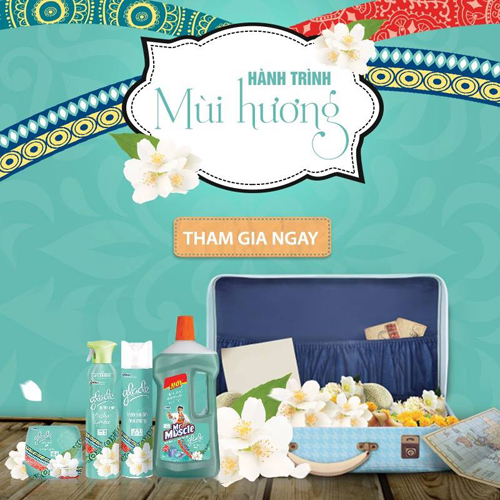 Hành trình mùi hương, Glade Vietnam, Sáp thơm Glade