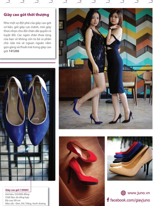 Thời trang Juno, Juno girl 2015, Giày thời trang nữ Juno