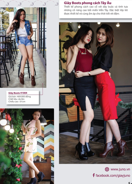 Thời trang Juno, Juno girl 2015, Giày thời trang nữ Juno