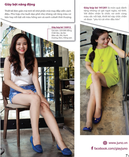 Thời trang Juno, Juno girl 2015, Giày thời trang nữ Juno
