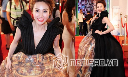 sao Việt, Ngân Khánh, ngọc nữ Ngân Khánh, Ngân Khánh đầu tư công phu cho thiệp cưới, vợ chồng Ngân Khánh