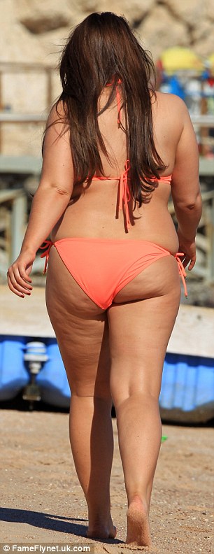 Lauren Goodger, sao truyền hình, sao lộ ngấn mỡ, sao béo phì