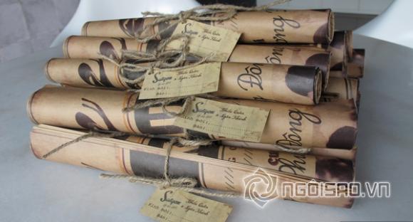 sao Việt, Ngân Khánh, ngọc nữ Ngân Khánh, Ngân Khánh đầu tư công phu cho thiệp cưới, vợ chồng Ngân Khánh
