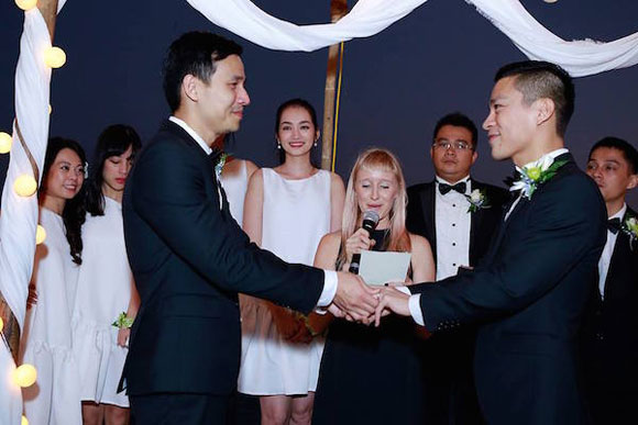 đám cưới đồng tính của NTK Anh Tuấn,Sơn Đoàn,đám cưới của NTK Anh Tuấn,đám cưới đồng tính,LGBT