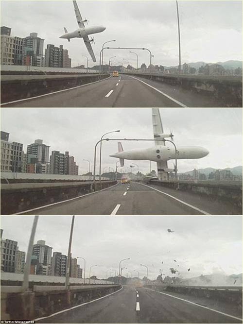Rơi máy bay, ATR-72, TransAsia Airways, sông Đài Bắc, Đài Loan, Trung Quốc