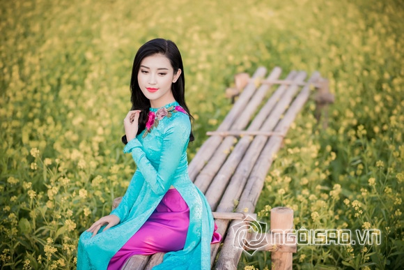 Sao việt,sao viet,á hậu huyền my,hoa hậu việt nam 2014,huyền my đẹp rạng rỡ,huyền my đón xuân