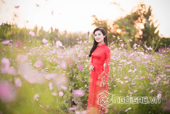 Sao việt,sao viet,á hậu huyền my,hoa hậu việt nam 2014,huyền my đẹp rạng rỡ,huyền my đón xuân