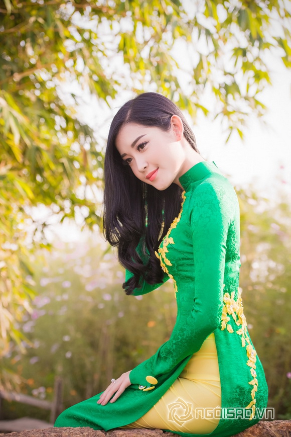 Sao việt,sao viet,á hậu huyền my,hoa hậu việt nam 2014,huyền my đẹp rạng rỡ,huyền my đón xuân
