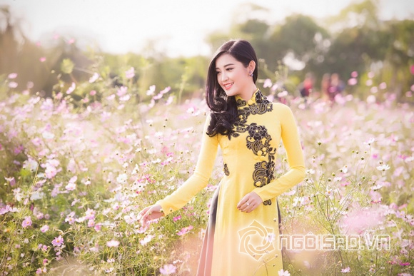 Sao việt,sao viet,á hậu huyền my,hoa hậu việt nam 2014,huyền my đẹp rạng rỡ,huyền my đón xuân