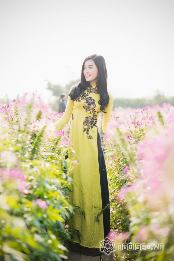 Sao việt,sao viet,á hậu huyền my,hoa hậu việt nam 2014,huyền my đẹp rạng rỡ,huyền my đón xuân