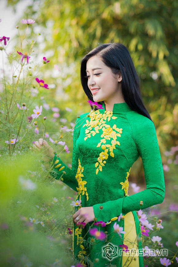 Sao việt,sao viet,á hậu huyền my,hoa hậu việt nam 2014,huyền my đẹp rạng rỡ,huyền my đón xuân
