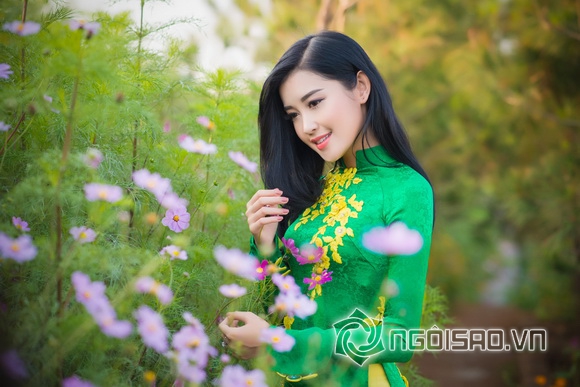 Sao việt,sao viet,á hậu huyền my,hoa hậu việt nam 2014,huyền my đẹp rạng rỡ,huyền my đón xuân