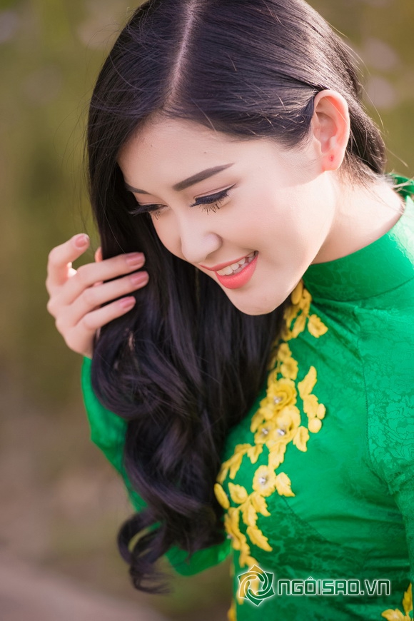 Sao việt,sao viet,á hậu huyền my,hoa hậu việt nam 2014,huyền my đẹp rạng rỡ,huyền my đón xuân