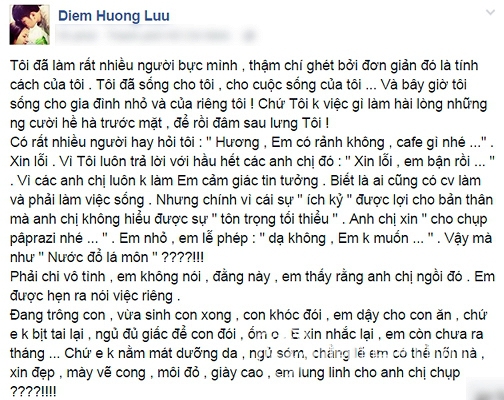 Diễm Hương,Diễm Hương sinh con,Diễm Hương bị chê xấu,Hoa hậu Diễm Hương